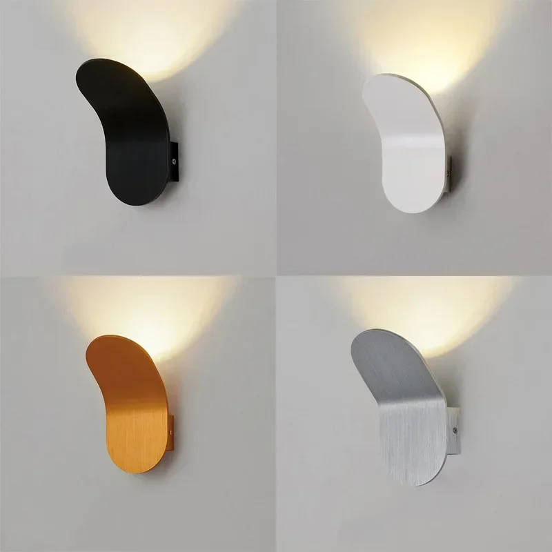 Modern Simple Design RGB Remote Control Wall Lamp for Corridor, Dining Room, Bedroom, Study, etc.