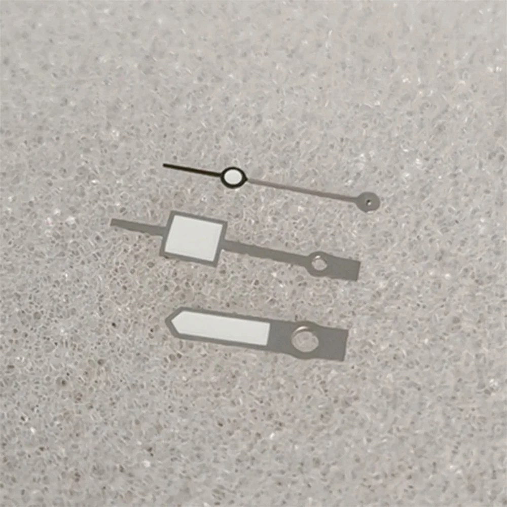 عقارب NH35، مؤشرات مضيئة باللون الأخضر، عقارب ساعة بديلة، لحركة NH35/NH36/4R/7S، ملحقات إبر 8 مم 12 مم 12.5 مم