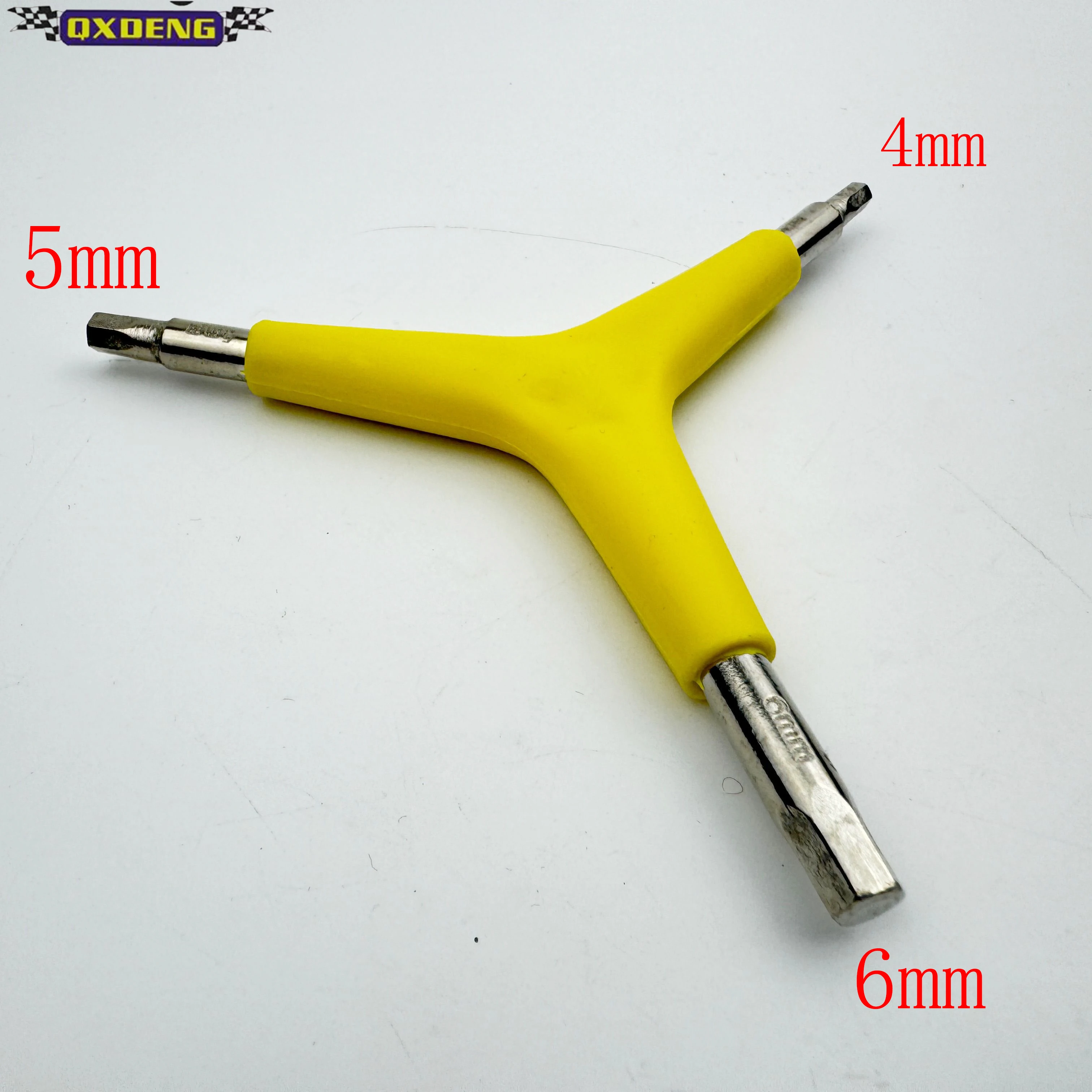 

0029 Yellow hex Wrench Y-Type 3 Way Spanner Bicycle Repair Tools Trigeminal Hexagon Spanner Cycling Mountain Bike Accessories