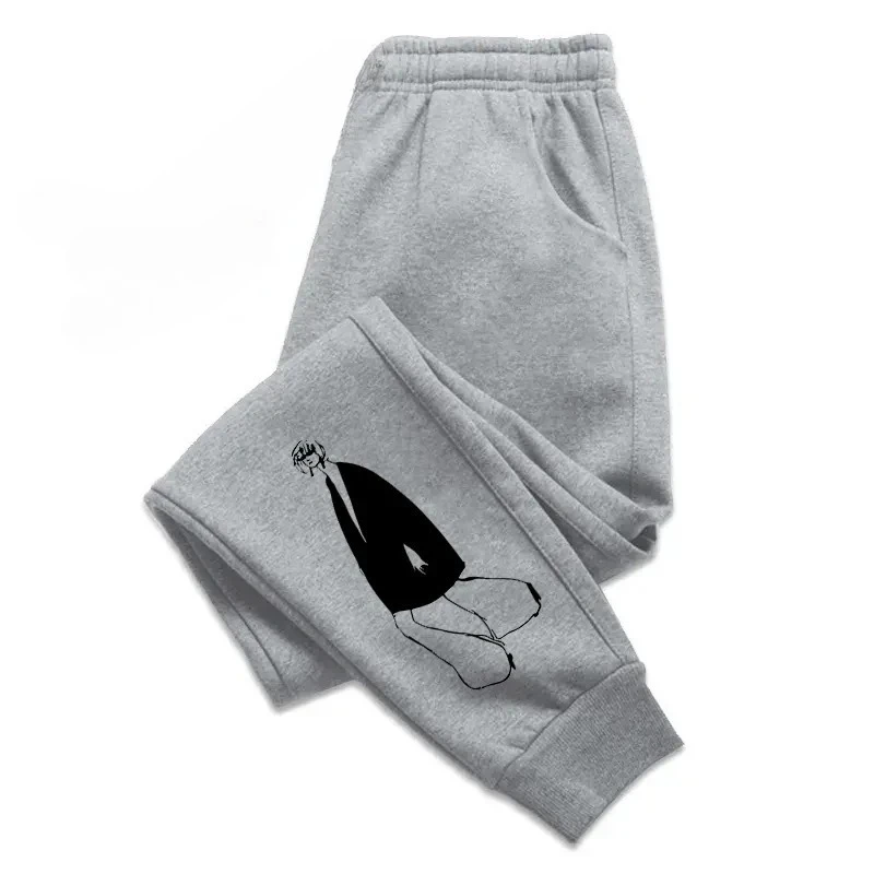 

Персонализированные и креативные черно-белые печатные узоры, подходящие для студенческих многофункциональных спортивных штанов для отдыха.