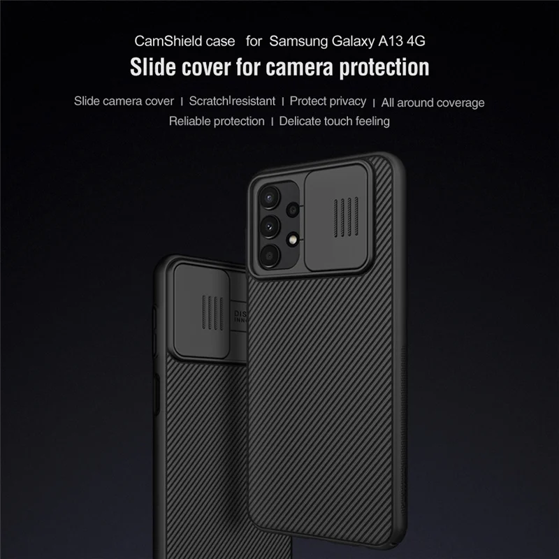 For Samsung Galaxy A13 4G Case NILLKIN Slide Cases Camera Protection Case For Samsung Galaxy A23 4G Cover Anti-skid Cover