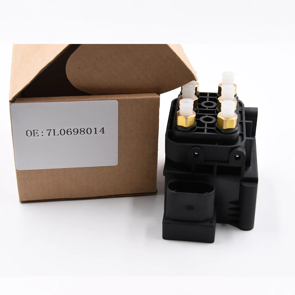 Air Suspension Compressor Solenoid Valve Block 7L0 698 014 7L0698014 7P0698014 For Audi Q7 Porsche Cayenne VW Touareg