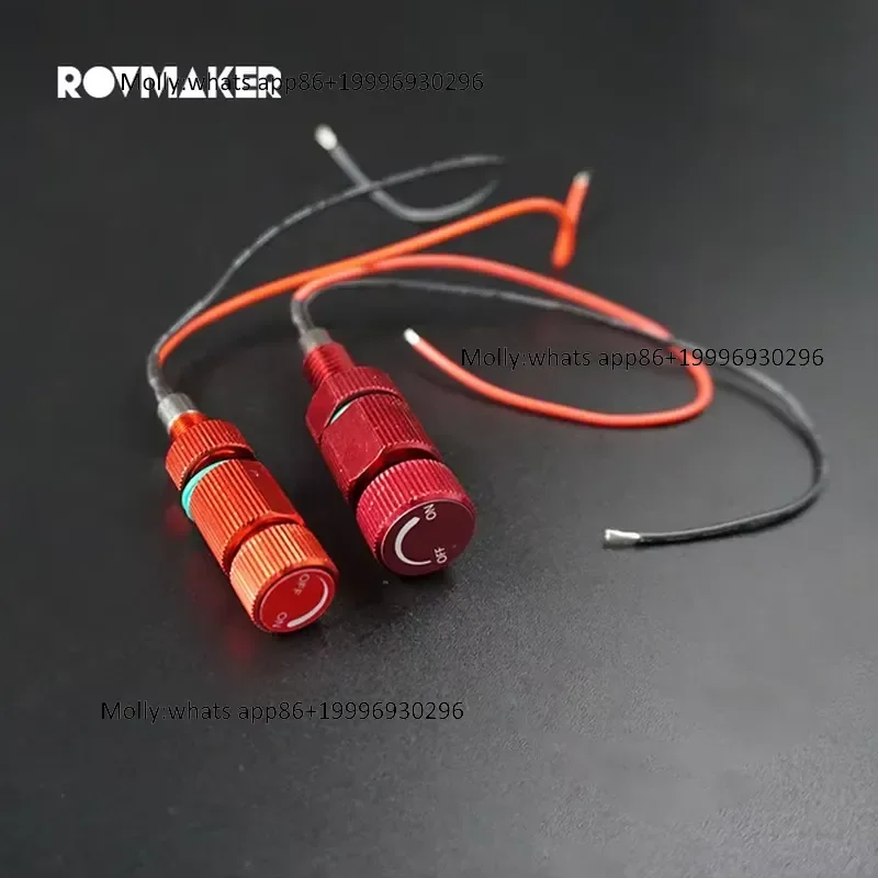 Rovmaker Aluminum M8 Cable Switch Rotary Diy Kit 300m Depth Underwater Cable ROV Switch Power