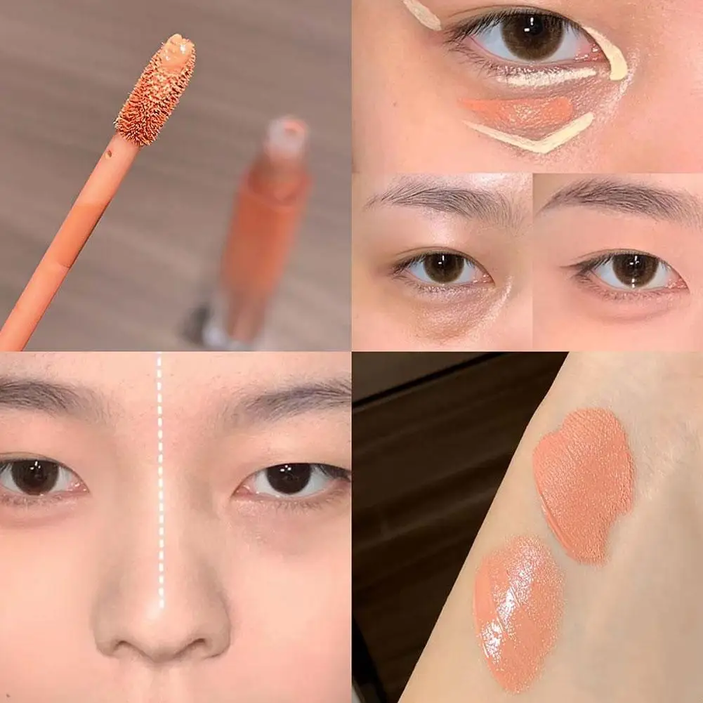 Brightening Liquid Concealer Hydrating Orange Blue Light Skin Tone Brightening Concealer Color Corrector Face Highlighting