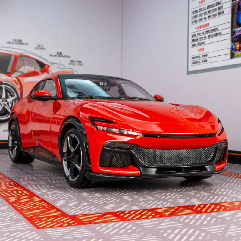 

1:32 Purosangues FUV SUV, модель спортивного автомобиля из сплава, литая под давлением металлическая модель гоночного автомобиля, имитация звука и света, детская игрушка в подарок