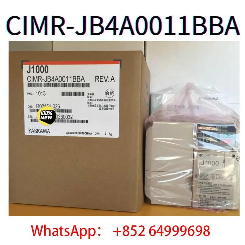 

Brand New Original Frequency converter J1000 series CIMR-JB4A0011BBA 3.7KW