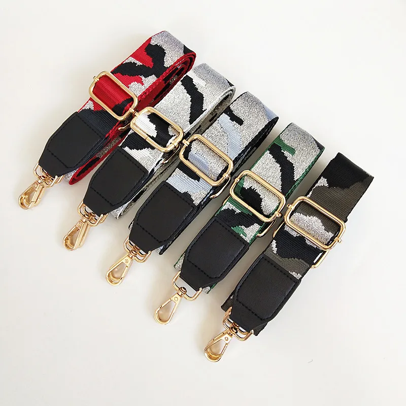 

Аксессуары для сумок, плечевой ремень, сумка на одно плечо, косой широкий ремень для рюкзака, длинный регулируемый плечевой ремень с вышивкой