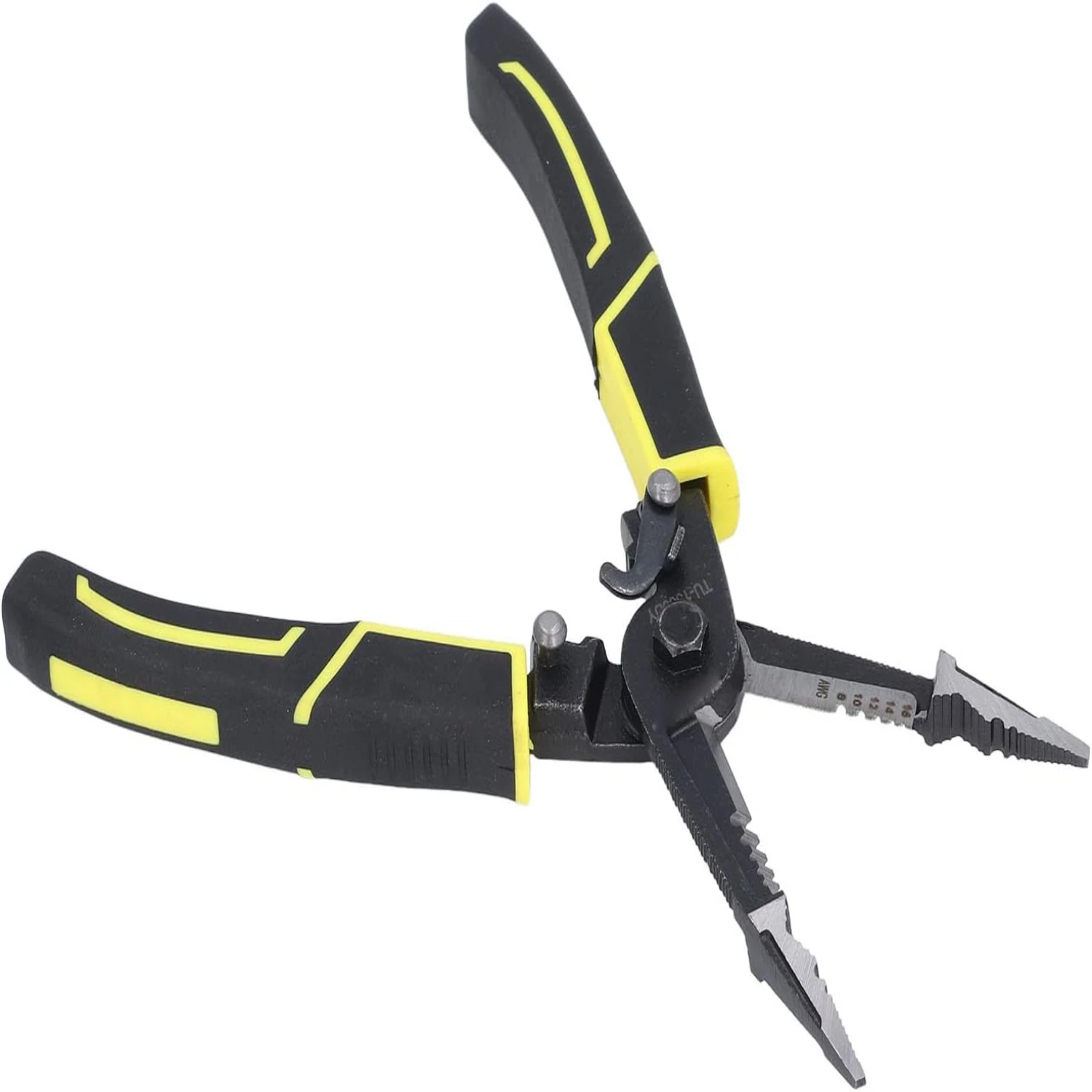 Comfortable and Efficient 9 Inch High Hardness Multi-Functional Wire Stripping Pliers - Perfect Precision Tool for DIY Projects