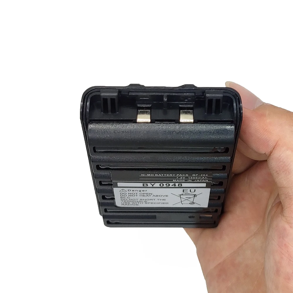 BP-264 ICOM Walperforated Talkie Ni-Mh Batterie 1800mAh 7.2V Pour IC-V80 IC-V80E IC-U80E IC-F4008 IC-F3008 IC-T70E Radios Bidirectionnelles musicien 264