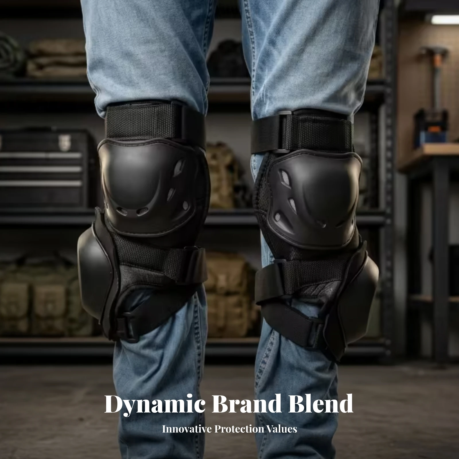 Knee Guard Hard - Shock Absorbing Motorcycle Knee Pads Leg