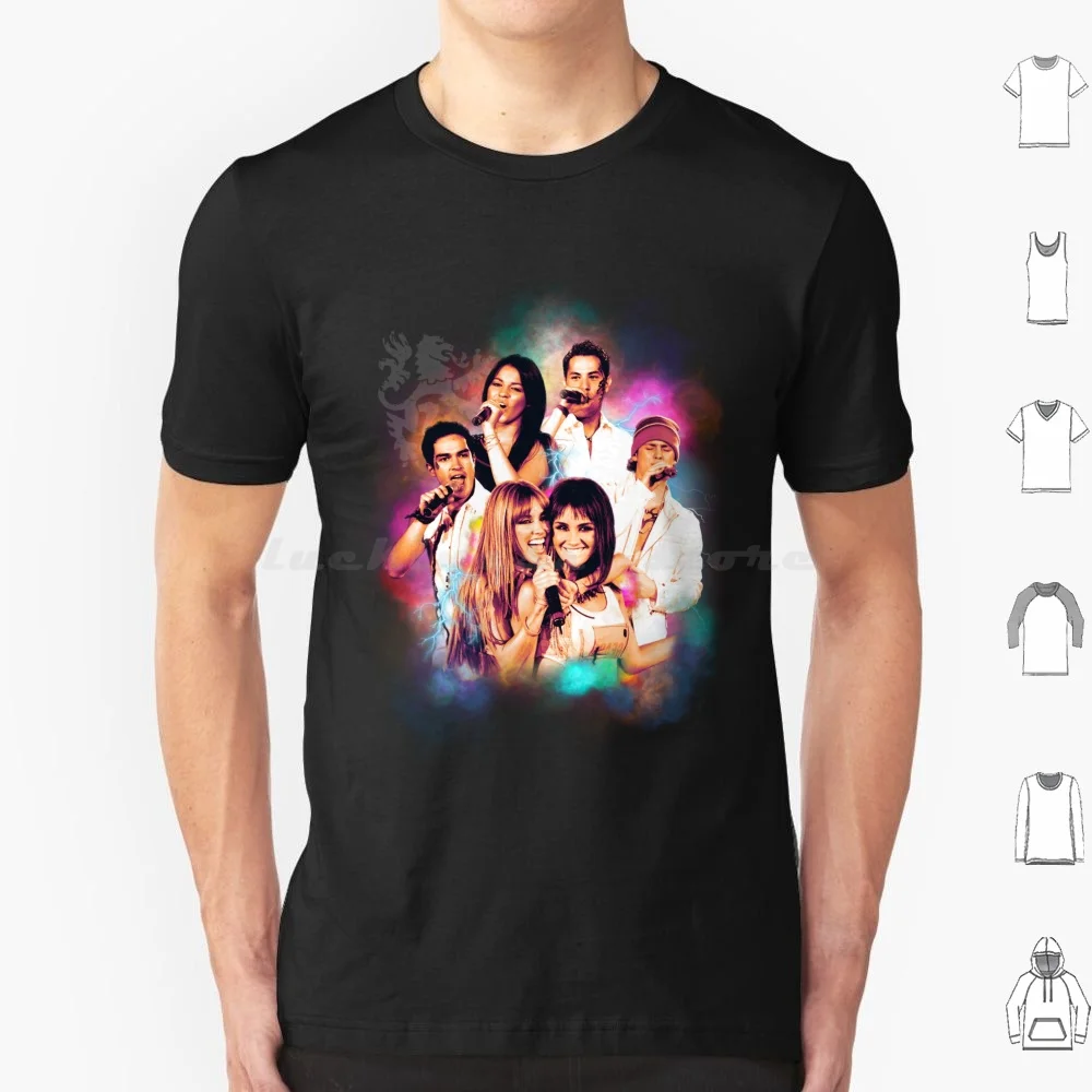 Camiseta Rbd 6xl de algodón, camiseta genial Rbd Rebel I Am A Rebel Anahí Sweet Maria Maite Perroni Alfonso Herrera Christian Chavez