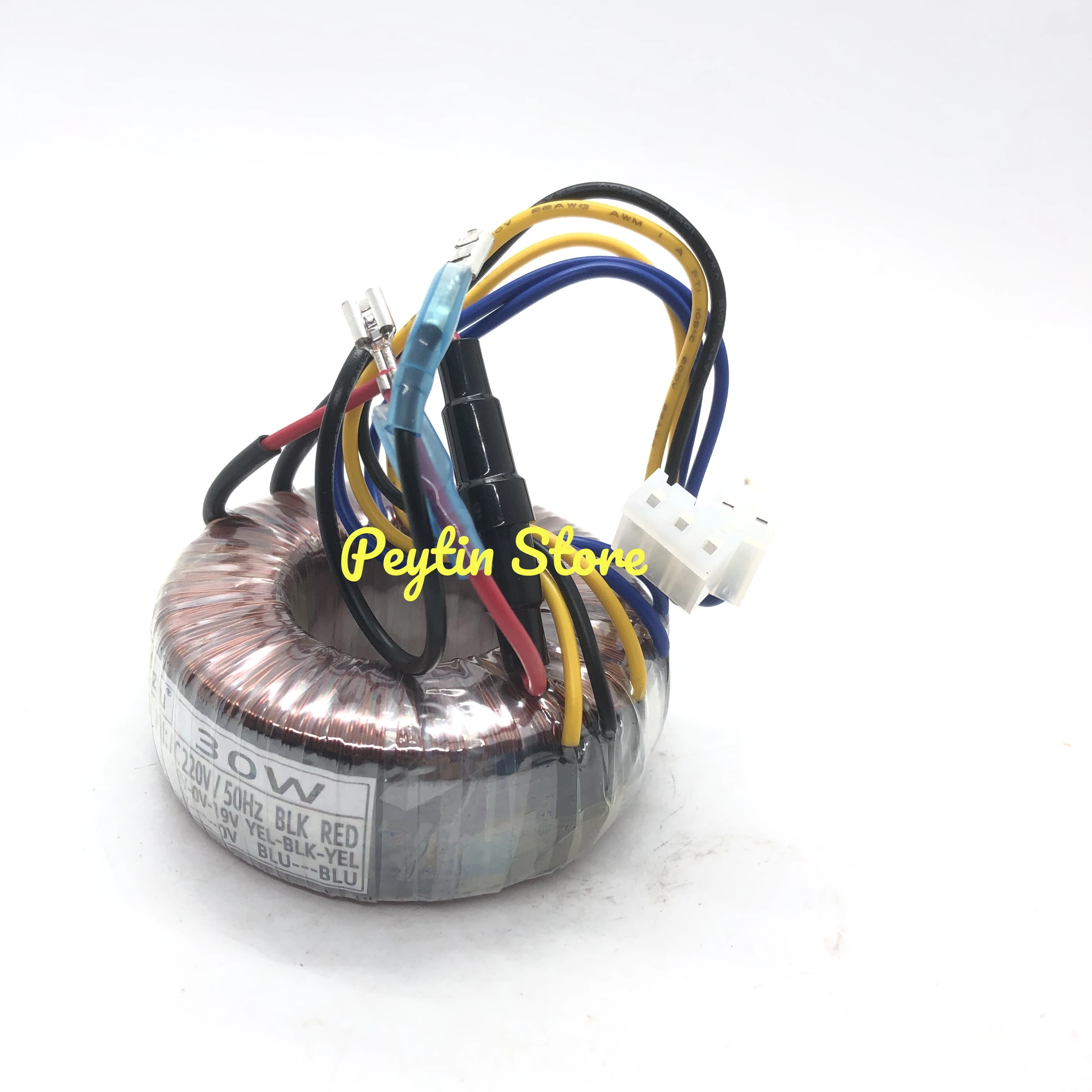 1Pc 30W 30VA Input 220V Output 19V-0-19V 5V Audio Accessories Ring Transformer