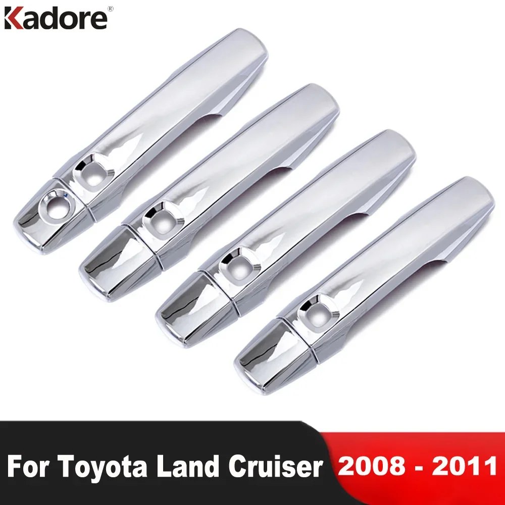 

For Toyota Land Cruiser J200 For Lexus LX 570 2008 2009 2010 2011 2012-2014 2015 Chrome Car Door Handle Cover Trim Accessories
