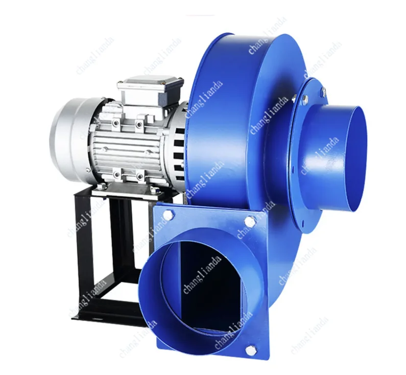 220V High Temperature Resistant Centrifugal Fan Small Boiler Industrial Dust Removal Smoke Exhaust Ventilation Unit