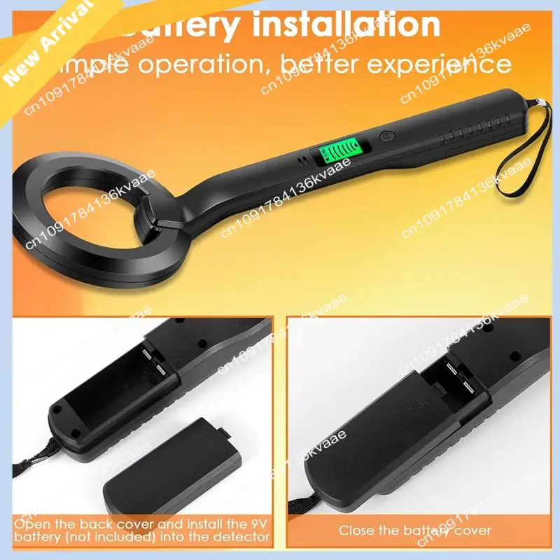 M01K Detector With Audible & Alerts 360° Scanning Handheld Metal Detector Treasure Finder For Metal Object