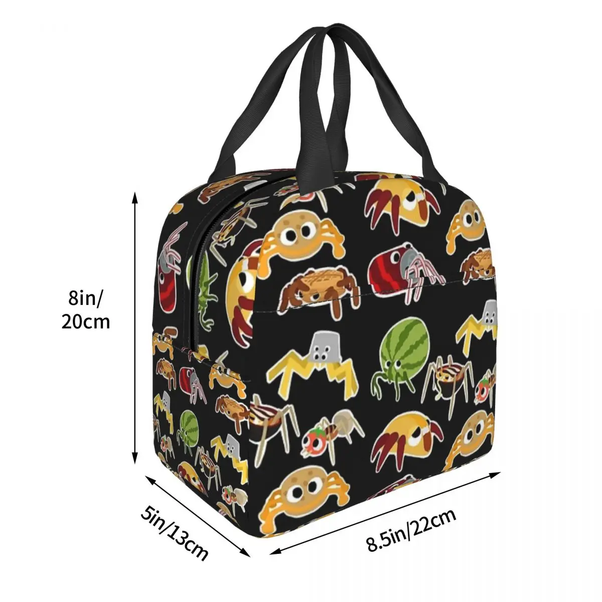 Bugsnax Bug Pack Fan Art Kinda Bug Lunch Bags Insulated Bento Box Waterproof Lunch Tote Leakproof Picnic Bags Cooler Thermal Bag