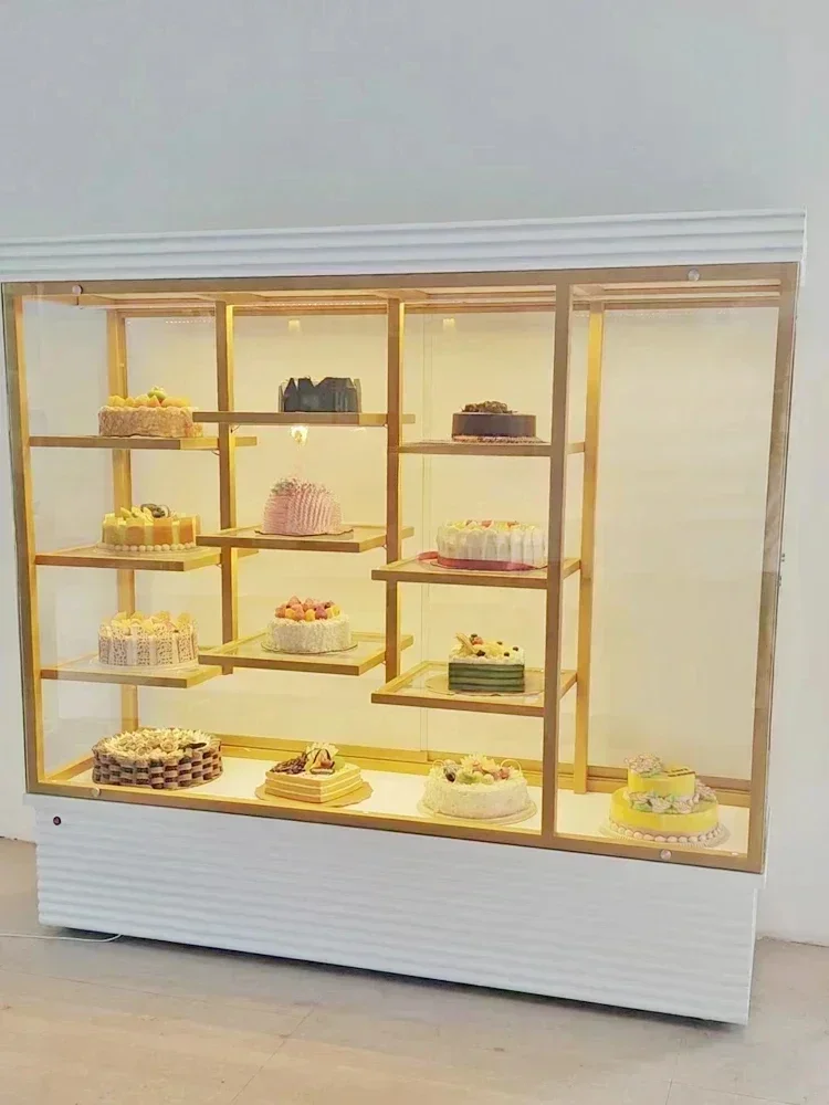 

H Cake Shop Cake Model Cabinet Display Rack Bread Cabinet Display Cabinet Glass Commercial Window