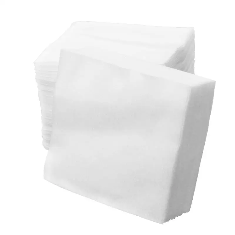 100pcs Non Woven Gauze Sponge First Aid Gauze Cloth Wound Care First Aid Cotton Pads (Folded Size 10x10cm, Unfold Size 20x20cm)