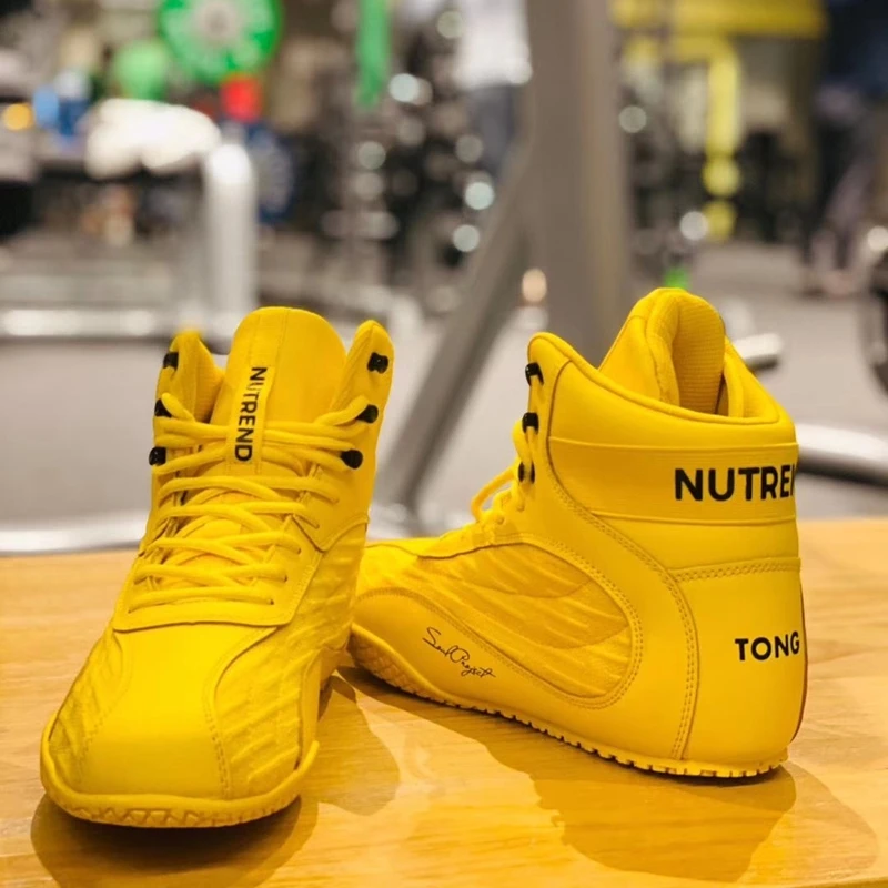 Sapatos de boxe masculinos sapatos de luta livre unisex confortável combate boxe treinamento sapatos de luta sapatos esportivos