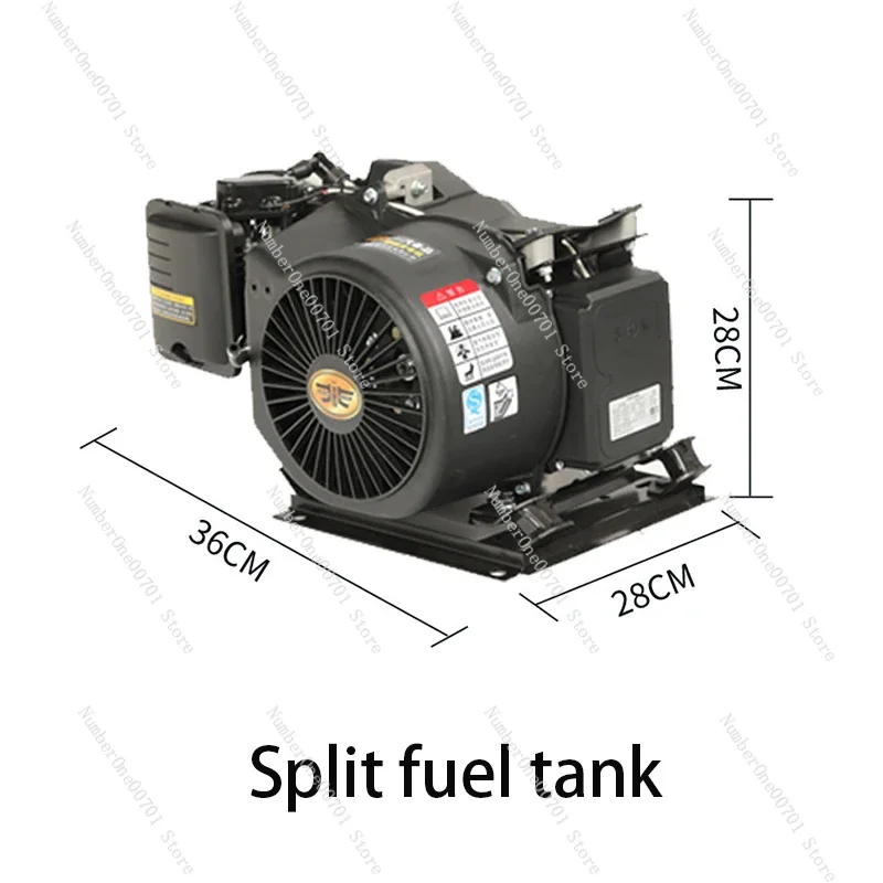 4KW 5KW 6KW Electric Vehicle Range Extender Low Noise Generator For Four Wheeler  Gasoline Portable Generator DC 48V 60V 72V image 4