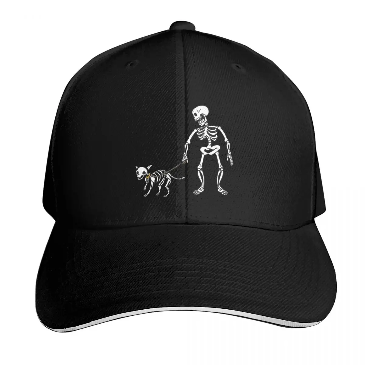 Skeleton Dog Walker Baseball Cap luxury woman cap Icon Kids Hat luxury caps Women Hats Men's