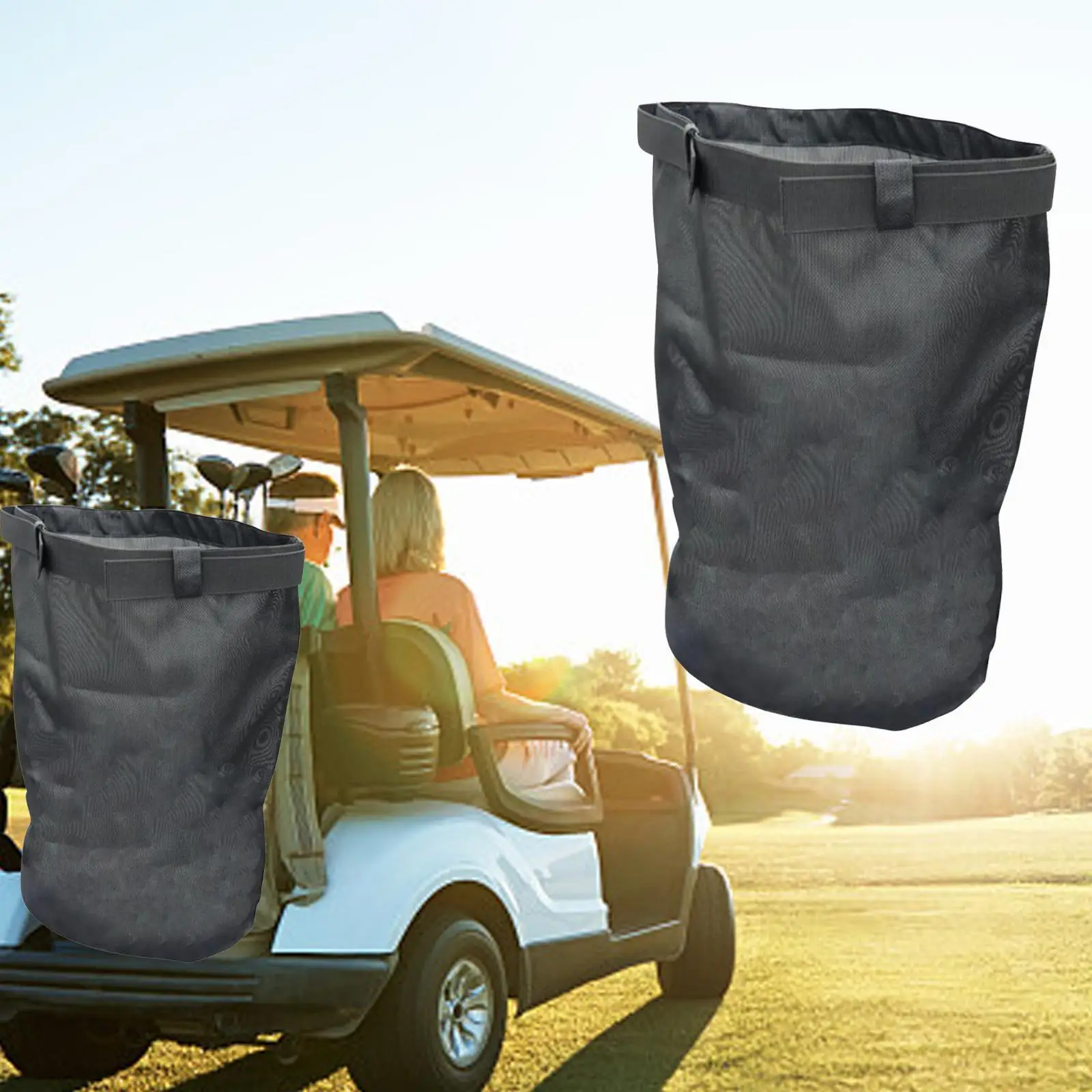 Golf Cart Storage Bag Organizer Golf Push Cart Bag Pouch Golf Cargo Mesh Bag Golf Cargo Bag for Scoreboard Golf Tool