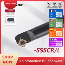 Internal turning tool S12M-SSSCR09 S14N-SSSCR09 S16Q-SSSCR09 S20R-SSSCR09 S25S-SSSCR09 Lathe Turning CNC Cutting Tool Cutter Bar