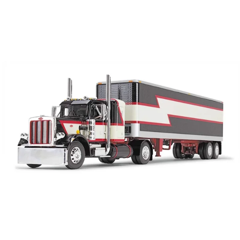 

DCP литой под давлением масштаб 1:64 Peterbilt 359, грузовик с прицепом из сплава, инженерная коллекция моделей автомобилей, статический дисплей, украшения, подарочная игрушка