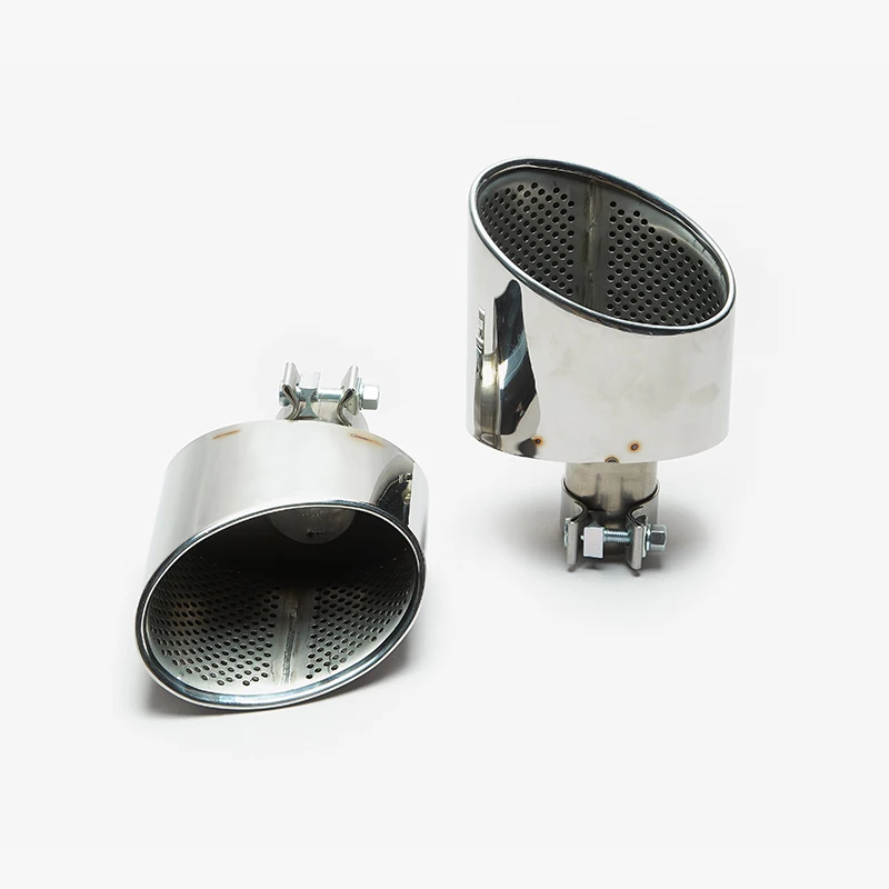 

2Pcs Audi RS3 RS4 RS4 RS5 RS6 RS7Exhaust Tip Double Inner Muffler Tip For S3 S4 S5 S6 Exhaust System Muffler Tail Pipe