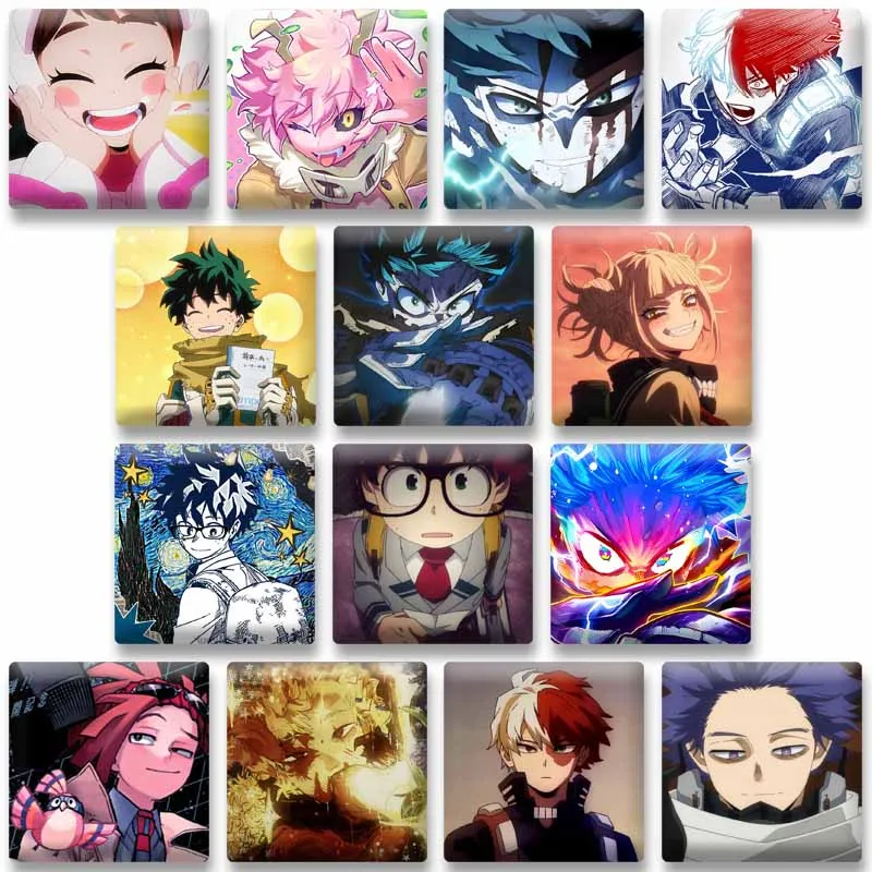 Брошь-в-стиле-аниме-«Мой-герой-Академии»-мультяшная-фигурка-квадратная-булавка-забавный-значок-katsuki-izuku-meme-ювелирные-аксессуары-коллекция-фанатов-подарки