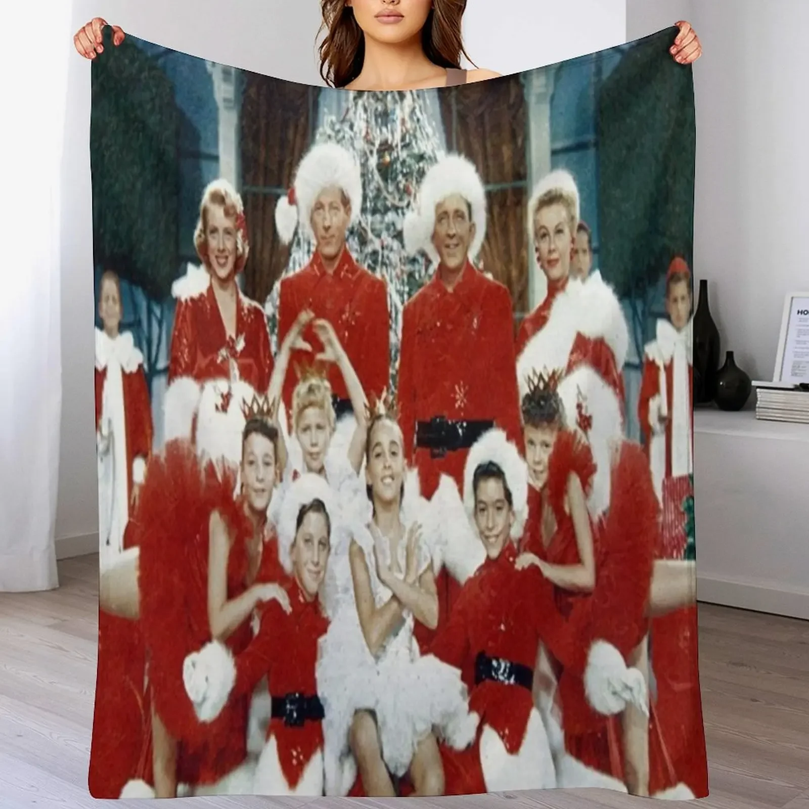 Beautiful White Christmas | DreamscapesbyTeresa Throw Blanket Heavy Cute Sleeping Bag Blankets