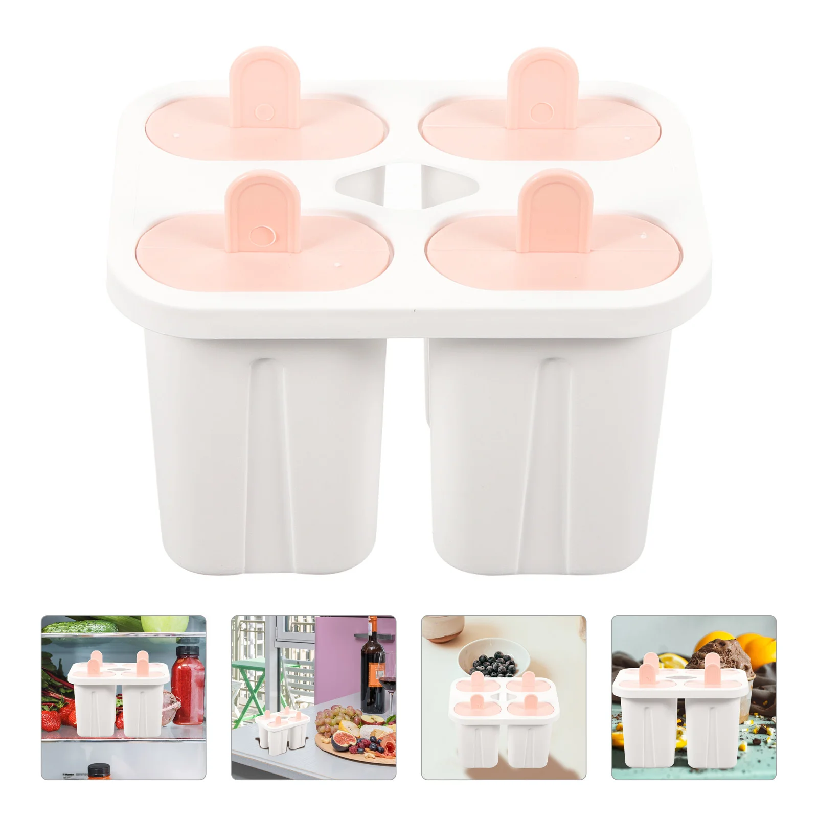 

1Set Ice Lolly Mold Premium Silicone DIY Sucker Mold Multipurpose Ice Candy Tray Popsicle Making Tool Sucker Mould