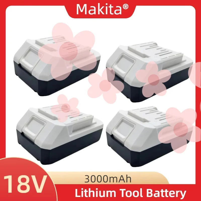 Makita BL1813G 3000mAh Li-ion Battery 18V Power Tools Compatible with BL1811G BL1815G BL1820G Part Number 195608-4