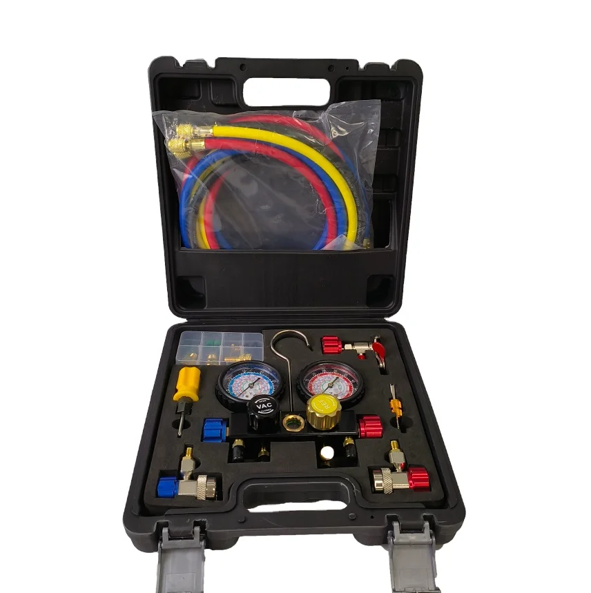 AC Diagnostic Manifold Gauge Set AC Refrigeration Tool for Automotive Air Conditioning Maintenance