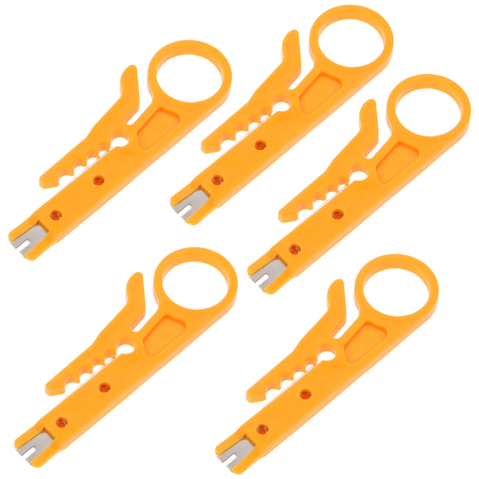 

5pcs Mini Wire Strippers Universal Cable Stripping Tool For Data Network Telephone Cables Durable Small Wire Cutters