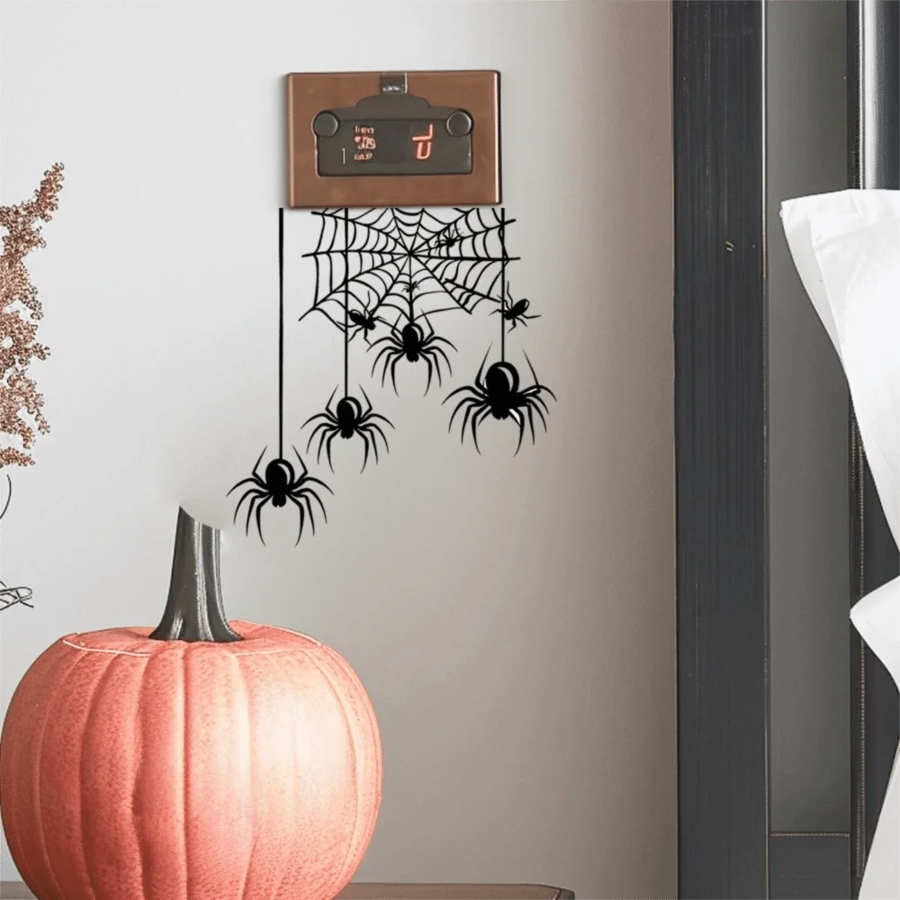 PVC Halloween Ghost Wall Sticker Waterproof Realistic Broken Design Wall Decal Large Size Easy To Remove Spooky Floor Sticker