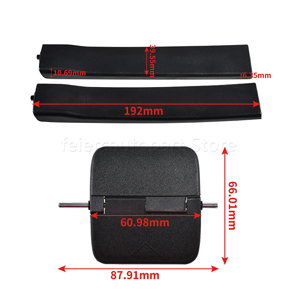Car Siding Window Repair Kit For Volkswagen Transporter T5 & T6 Right Or Left Side Sliding Window Glass Latch Cover Set Repair