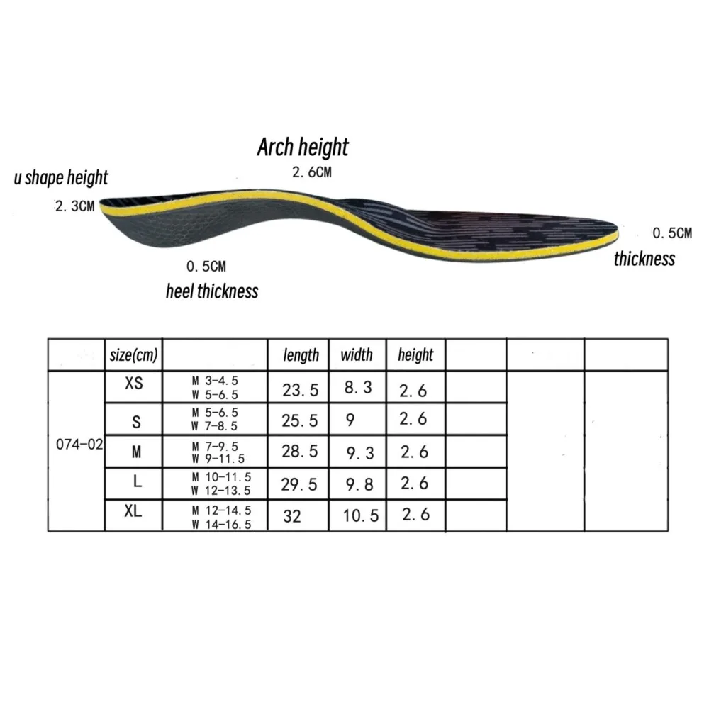 Eva Orthopedic Insoles Foot Massage Flat Foot Arch Support Correction Insole Orthotic Devices Breathable Shock Absorbing Insoles
