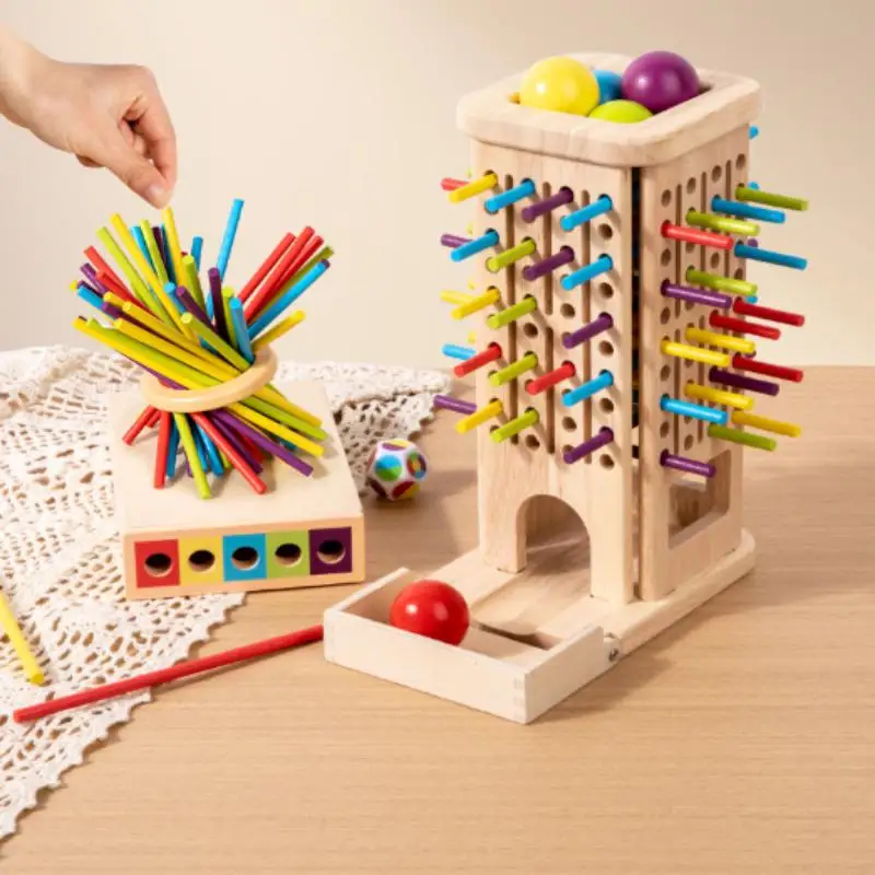 Pull Out Stick Spiel Spielzeug Bunte Holz Stick Brettspiele Eltern-kind-Interaktive Puzzle Spielzeug