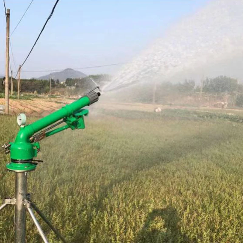 Aspersor de pistola de lluvia grande de Metal fuerte H40 para sistema de riego de tierras de cultivo, nuevo