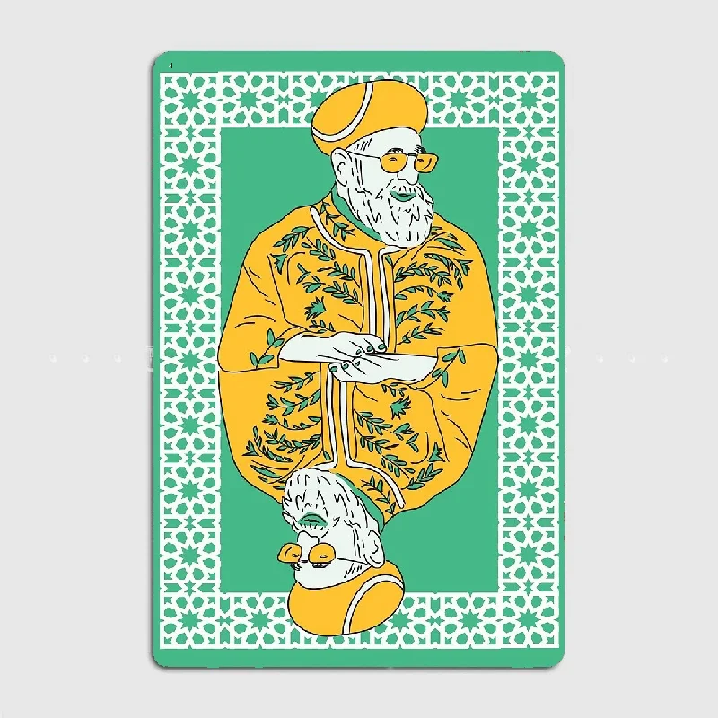Rabbi Ovadia Yosef Metallschild Garage Club Wandschild Club Home Lustiges Blechschild Poster