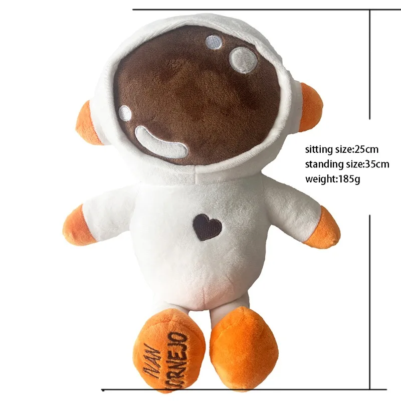

Ivan Cornejo Plush Dolls Soft Doll Room Decoration Collection Kidstoy Birthday Gift Astronaut Stuffed Anime Cotton Doll 2025 New