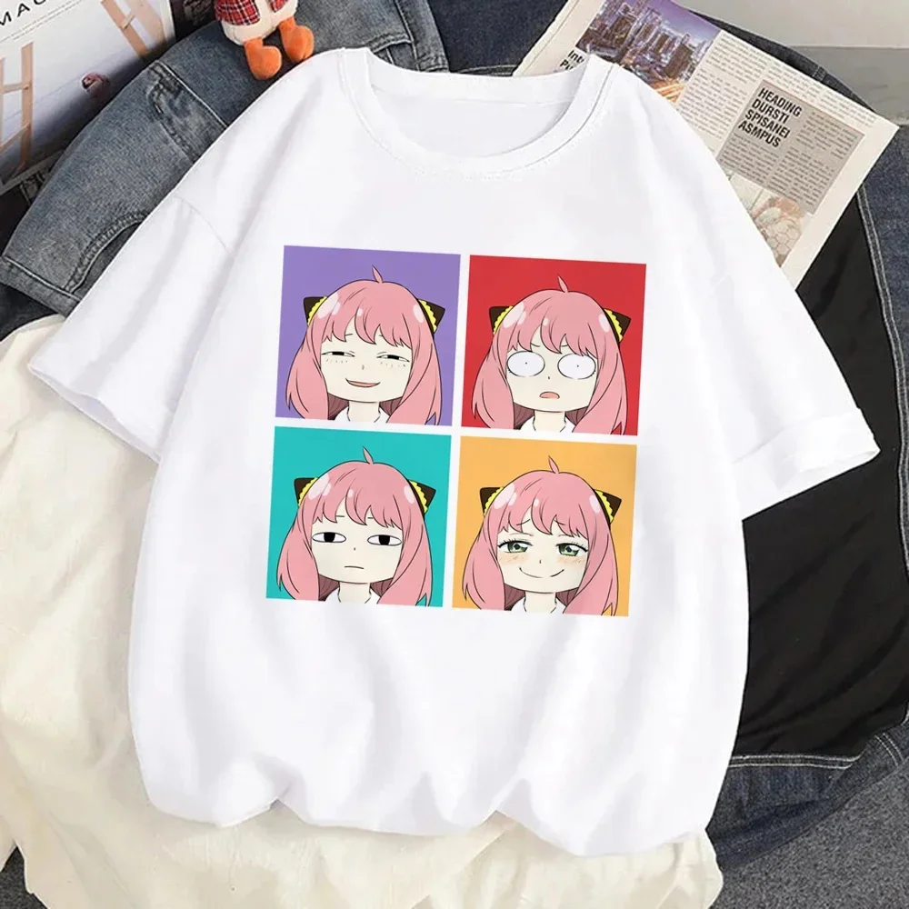 Loid Forger Yor Forger Anya Forger T-shirt Cartoon Manga Anime Harajuku Graphic Kawaii T-shirt For Men\'s Women\'s Shirt