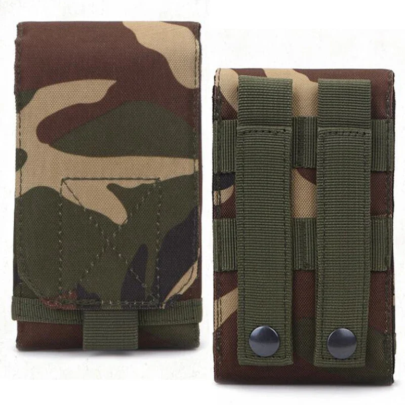 Tactical Molle Mobile Phone Holster Pouch Waist Bag for iPhone 12ProMax/12Pro/12/11ProMax/11/X/8P/8/7P/7/6 5.5" Phone