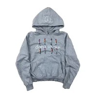 Sudadera con capucha deportiva gris Y2K para hombre y mujer, suéter Retro con estampado de humo, nueva moda, ropa informal estilo Hip Hop clásica Vintage, chaqueta holgada