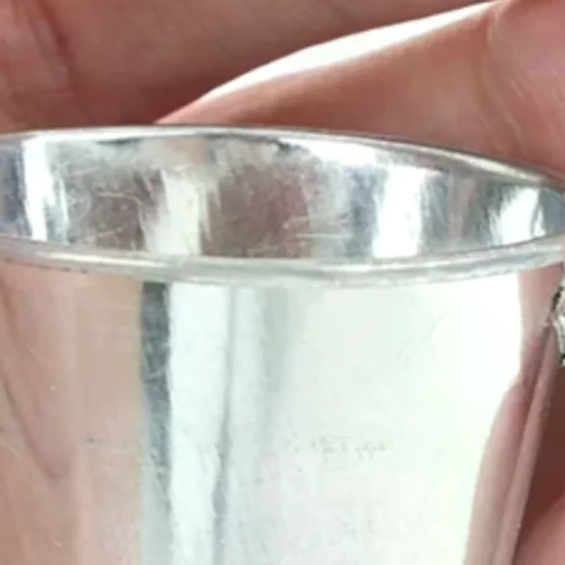 1Pcs 1:12 인형 집 미니어처 금속 양동이 모델 미니 주방 가구 액세서리 인형 집 장식 어린이 놀이 장난감 선물