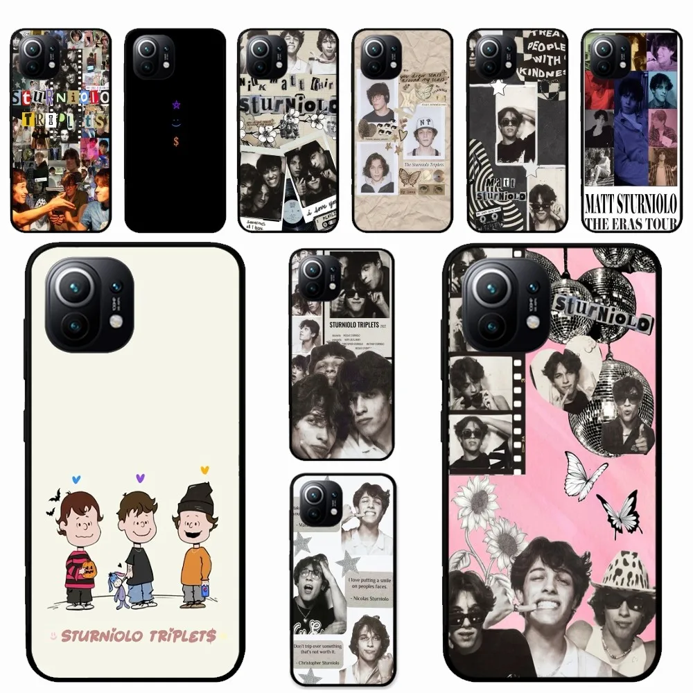 S-Sturniolo T-Triplets Phone Case For Xiaomi Mi 5X 8 9 10 11 12 lite pro 10T PocoX3pro PocoM3 Note 10 pro lite