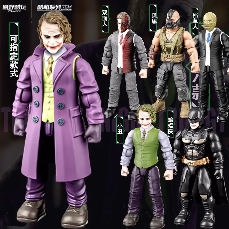 

Roundd Culture Dc 3 Generation Arkham Mystery Box Action Figure Batman Vs Joker Blind Box Assemble Model Kids Toys Surprise Gift