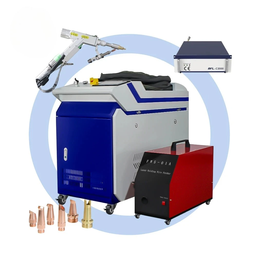 New CE Certified Efficient Production 1500W 4 in 1 Laser Welding and Cutting Machine for Metal Fiber Laser Welder
