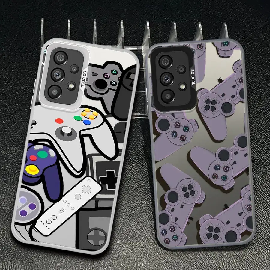 Phone Cover Case for Samsung Galaxy A57 A23 A15 A16 A36 A26 A31 A35 A17 A13 A14 A32 A34 A24 A25 A37 A12 Cartoon Retro Game